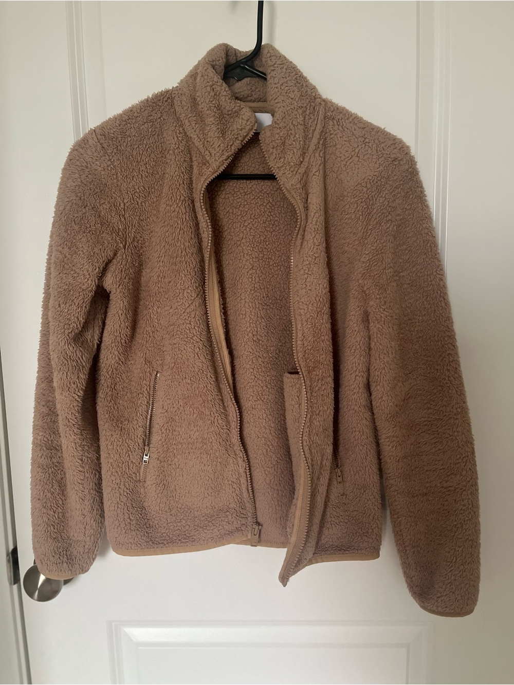 Aritzia TNA Teddy Fleece Zip Jacket XXS